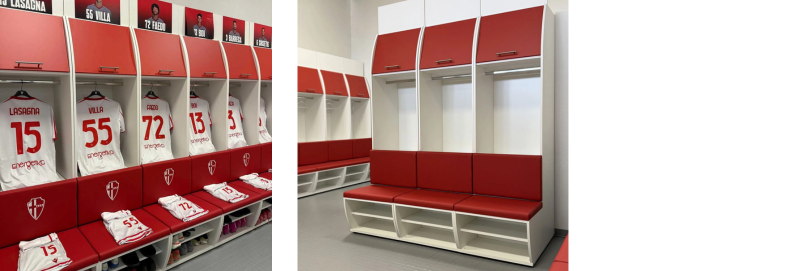 Realizzazione spogliatoio Calcio Padova